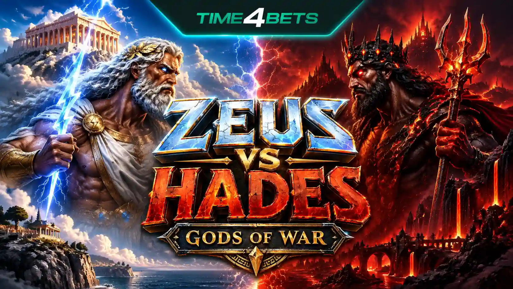 Zeus vs Hades: Gods of War slot at Time4Bets Qatar